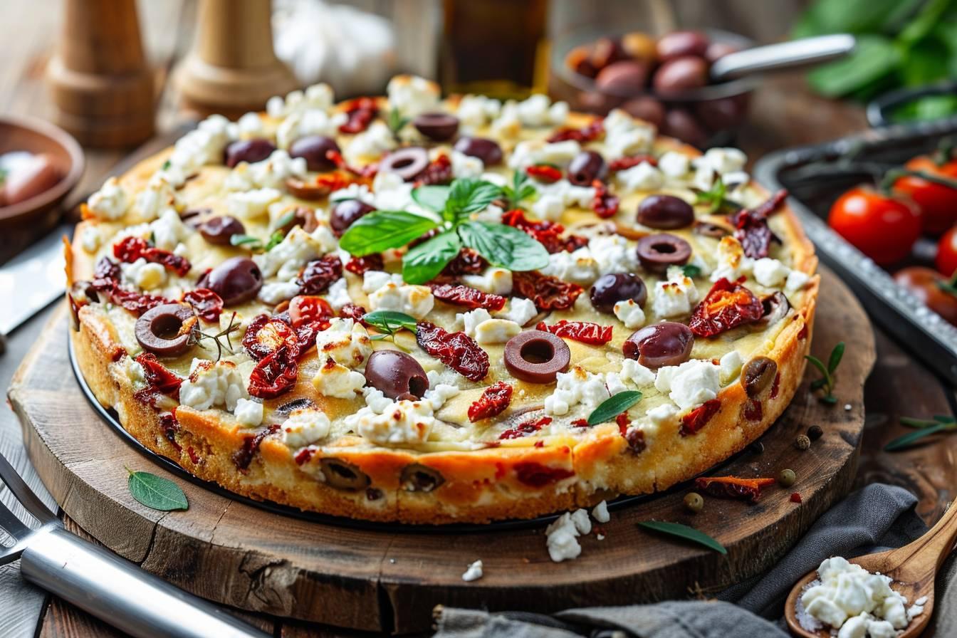 Cake Olives Feta Tomates Séchées : Recette Savoureuse et Facile