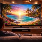 televiseur-moderne-salon-flou-personne