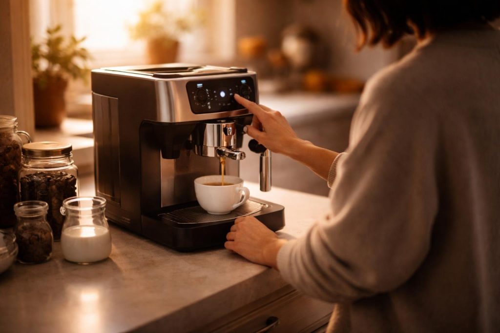 personne-preparation-cafe-cafetiere-moderne