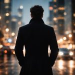 Marion Castex Nouveau Compagnon : Qui est-il ? silhouette-homme-urbain-lumiere-ville