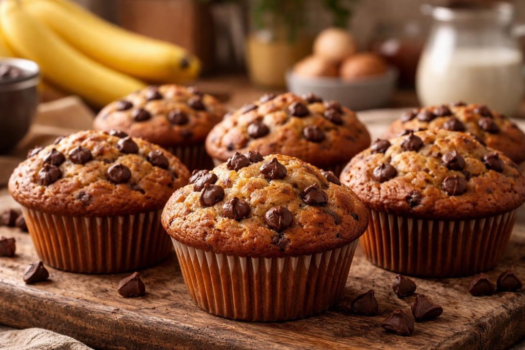 muffins-bananes-chocolat-dore-cuisine