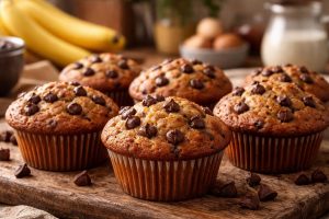 muffins-bananes-chocolat-dore-cuisine