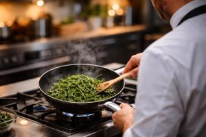 cuisinier-poele-salicornes-vapeur-cuisine