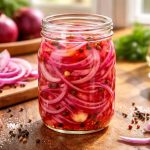 Pickles Oignon Rouge : la Recette Maison en 10 Minutes bocal-pickles-oignons-rouges-cuisine